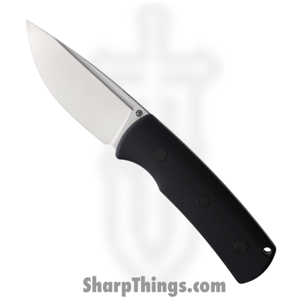 05c0bb52-1fd0-48bf-a6dd-f6d441fa858c_PFKP01FDS_1.jpg Petrified Fish - PFKP01FDS - Beluga - Fixed Blade Knife - Bohler K110 Blasted Drop Point - G10 - Black - Image 1