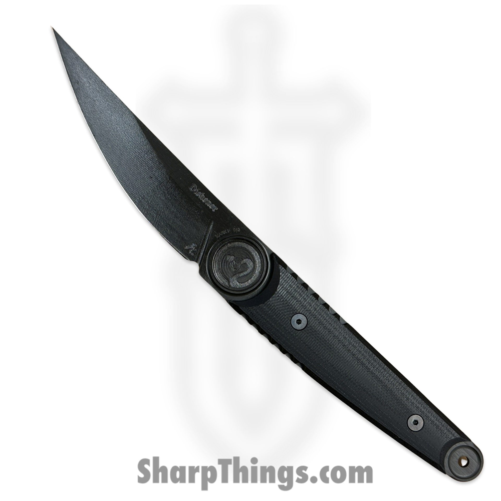 060f45eb-ba14-4dfc-a039-d1518fdf120f_Hanzo-Standard_1.jpg Dishonor Blades - Hanzo-Standard - Hanzo Kwaiken - Fixed Blade Knife - Uddeholm Rigor (A2) Cerakote Kwaiken - G10 - Black - Image 1