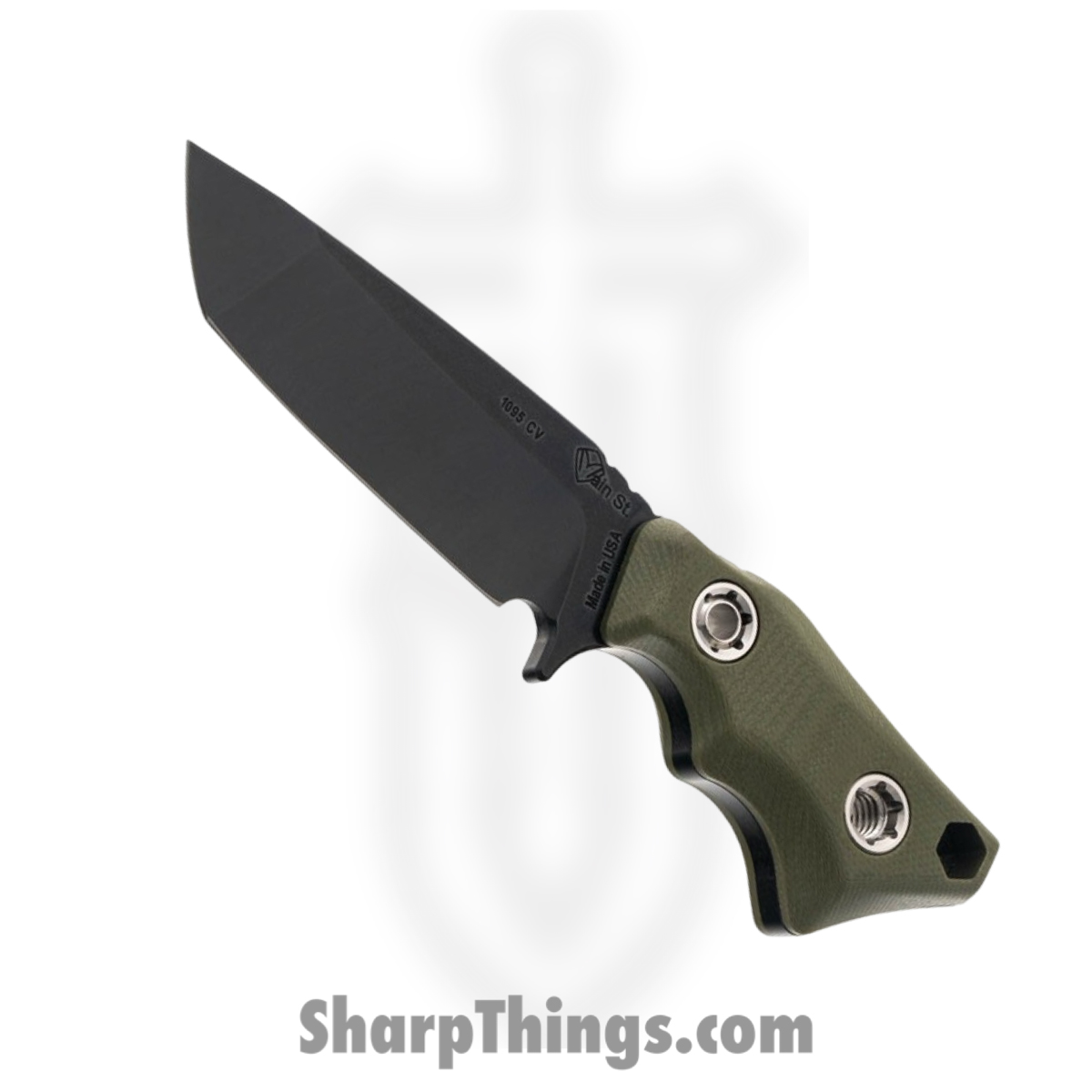 065c3496-78cc-406b-ad4f-7bf23e9d1e57_MMS042_1.jpg 1881 Knife Works - MMS042 - Micro Tanto - Fixed Blade Knife - 1095 Cro-Van Coated Tanto - G10 - OD Green - Image 1