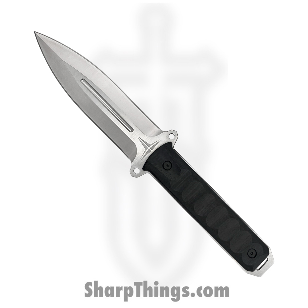 065ccf95-7127-49bb-a0b1-964d400a0028_TKF214SL_1.jpg Takumitak - TKF214SL - Hitter - Fixed Blade Knife - D2 Polished Spear Point - G10 - Black - Image 1
