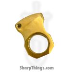 PTC - BR-120-SFK - One Finger Key Ring - Brass - Gold