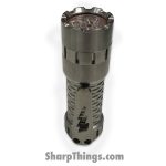 Something Obscene Co. - SO-Flash-Sat - Obscene Titanium Flashlight - Satin - Titanium