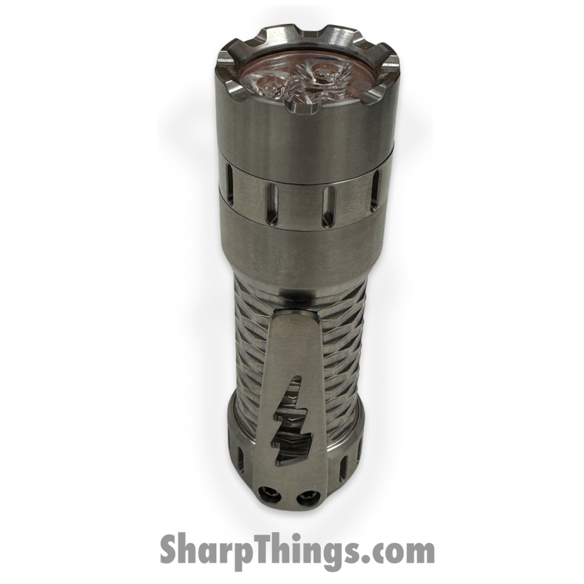 06e352c1-b542-41aa-ac34-3815af646333_SO-Flash-Sat_1.jpg Something Obscene Co. - SO-Flash-Sat - Obscene Titanium Flashlight - Satin - Titanium - Image 1