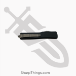 Microtech - 149-10AP - UTX-70 - OTF Auto - Elmax, M390, 204P Apocalyptic Tanto - 6061-T6 Aluminum - Black