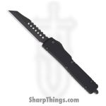 Microtech - 419W-1DLCTSH - UTX-70 Shadow - OTF Auto - DLC Warhound - 6061-T6 - Black