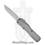 Kershaw - KS9000TGRYSW - Livewire - OTF Auto - CPM MagnaCut Stonewash Tanto - 6061-T6 Aluminum - Gray