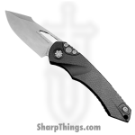 Heretic Knives - H052-2A - Mini Pariah Manual - Folding Knife - CPM MagnaCut Stonewash Drop Point - Polymer - Black