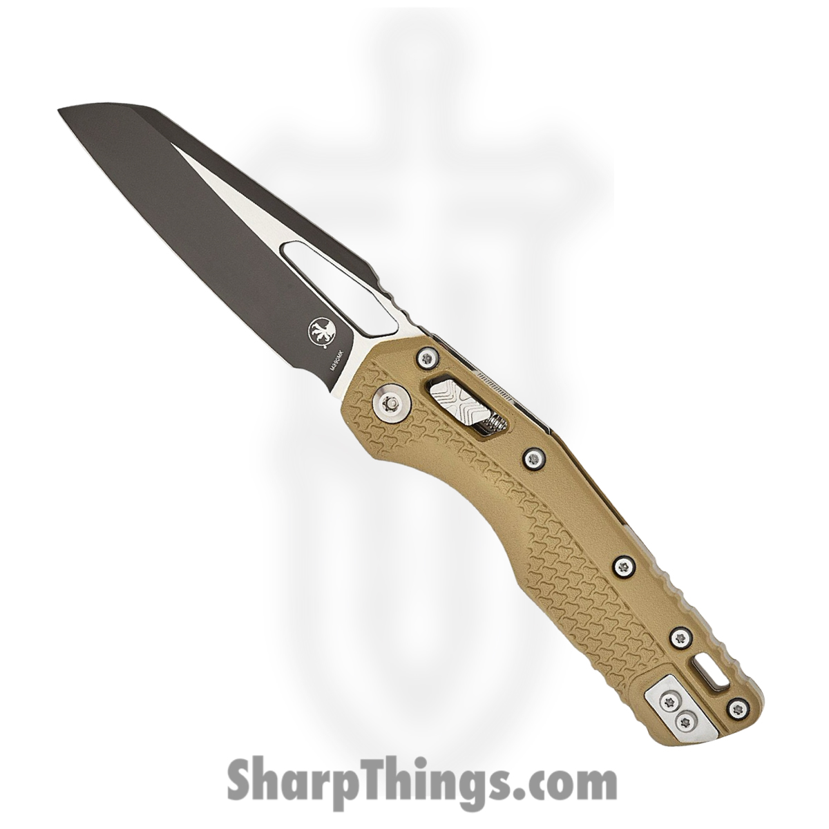 0847523c-b17a-4cfd-a1a6-ca6fb98b9fb7_210T-1PMOD_1.jpg Microtech - 210T-1PMOD - MSI RAM-LOK S/E - Folding Knife - M390MK Black Modified Sheepsfoot - Injection Molded Polymer - OD Green - Image 1