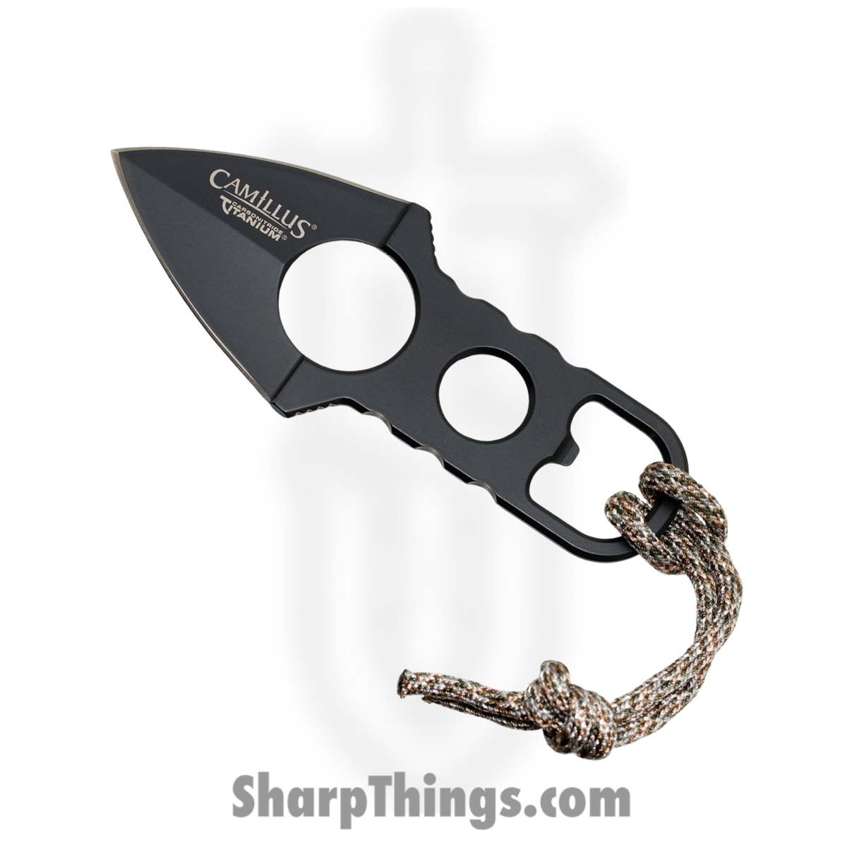 086a9885-0c33-4d7d-b792-b24161704d33_CM19238_1.jpg Camillus - CM19238 - Heater Boot - Fixed Blade Knife - 440 SS Coated Spear Point - Black - Image 1