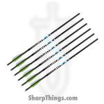 Killer Instinct - HYPR Lite 20 inch Crossbow Bolts 6 Pack - Carbon - Black