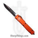 Microtech - 121-2OR - Ultratech - OTF Auto - 121-2OR Ultratech OTF Auto - 6061-T6 Aluminum - Orange/Black