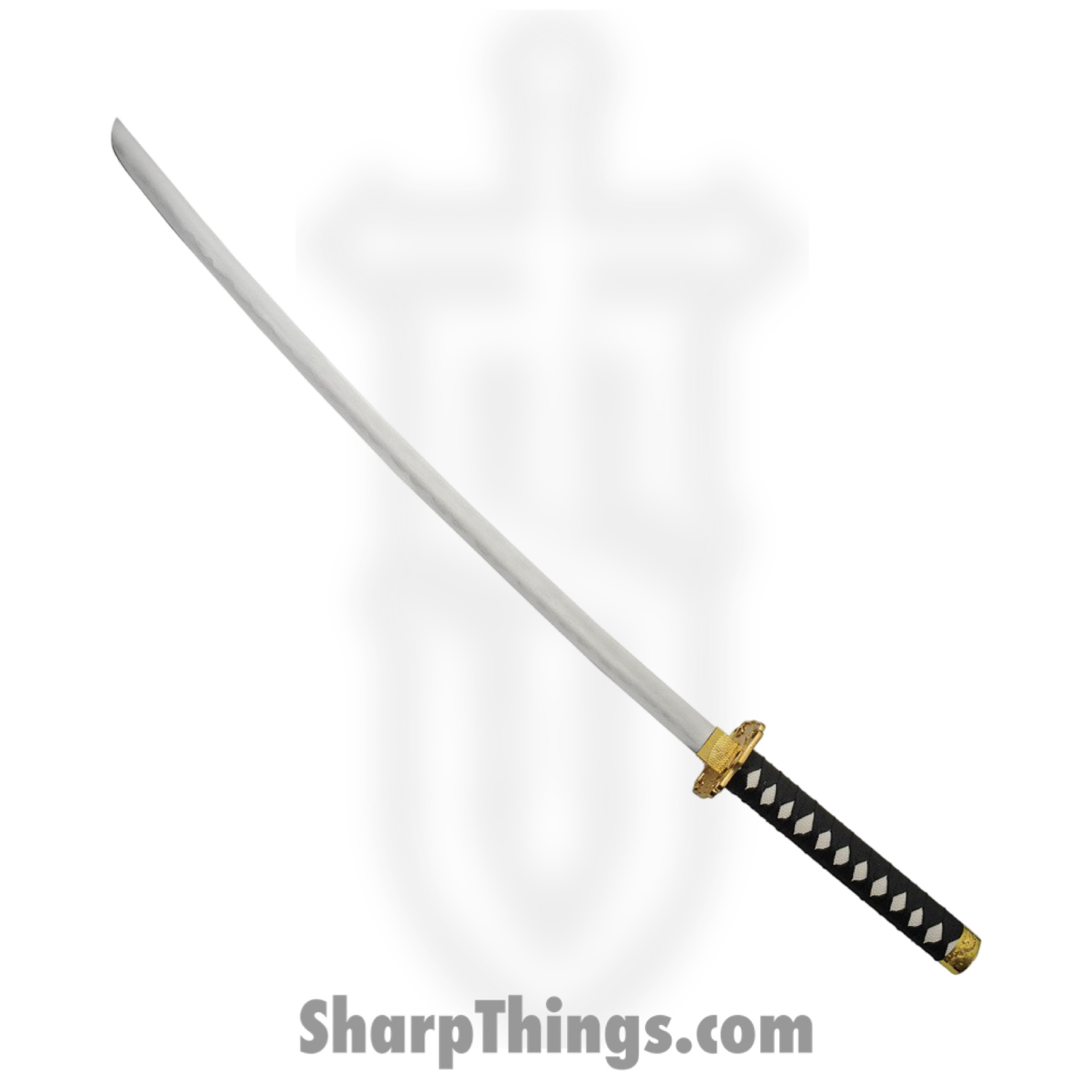 0994a53c-8870-4260-826a-a41991b258a4_CN9270311_1.jpg CMP - CN9270311 - Double Dragon Samurai - Fixed Blade Knife - Carbon Steel Satin - Cord Wrapped - Black - Image 1