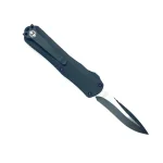 Heretic Knives - H029-10A-T - Manticore E - OTF Auto - Elmax Two Tone Recurve - 6061-T6 Aluminum - Black