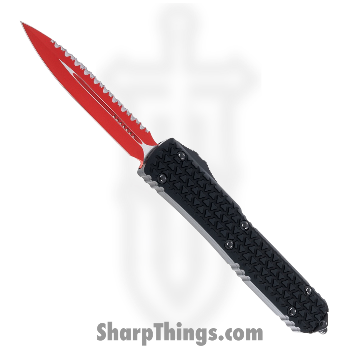 09b2b8d2-2f91-44ac-a45e-044f4591efad_122-3SL_1.jpg Microtech - 122-3SL - Ultratech Sith Lord - OTF Auto - Red Bayonet - 6061-T6 Aluminum - Black - Image 1
