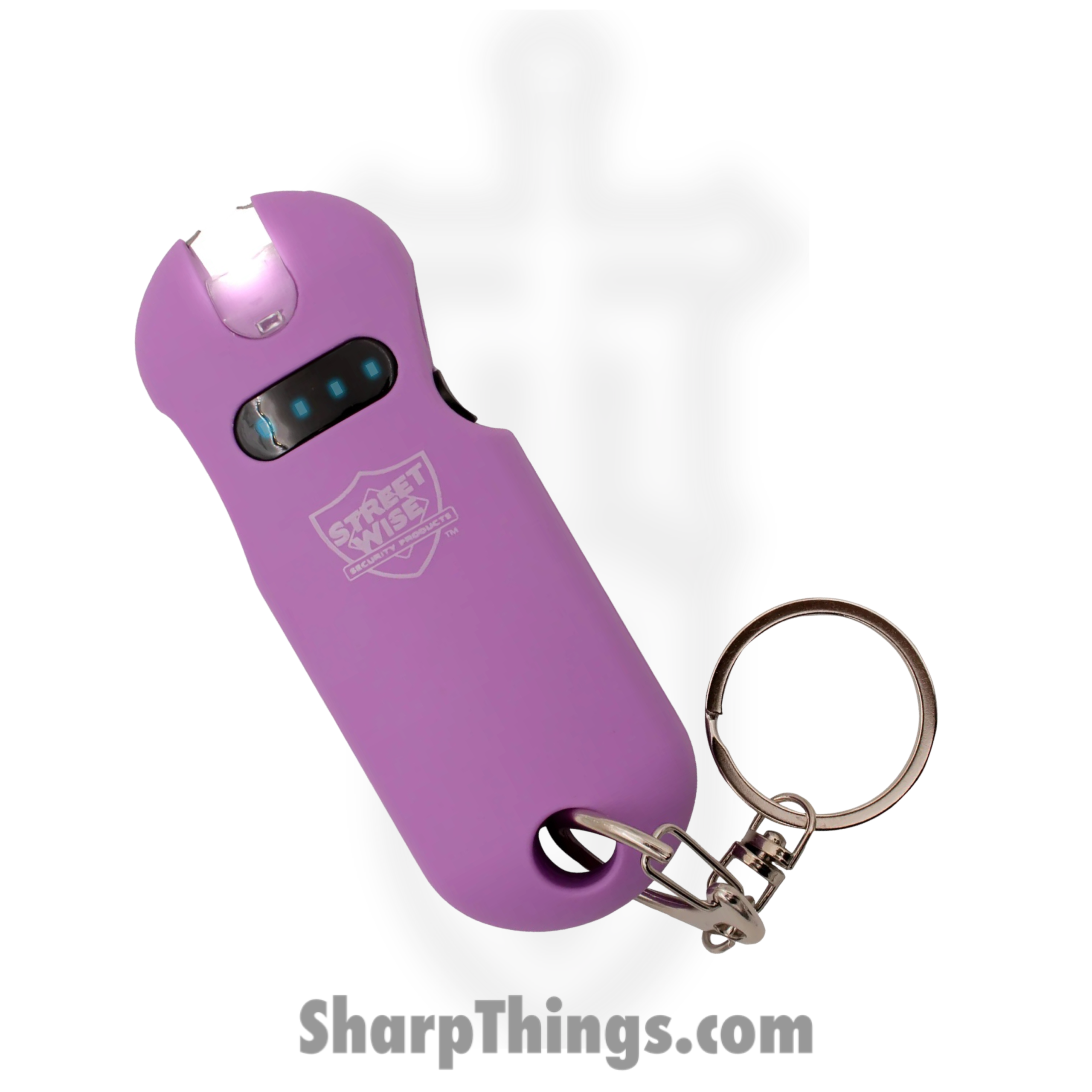 09c1ab74-832c-4f45-8ea5-7661aeba91af_SWS24LP_1-scaled-1.png Streetwise - SWS24LP - 24 Mill Smart Keychain Stun Gun - Light Purple - Image 1