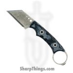 T.Kell Knives - NgtshdGrymn - Nightshade - Fixed Blade Knife - 80crv2 Nickle Boron Coated Rev Tanto - G10 - Greyman