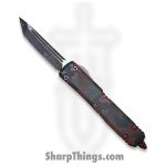 Microtech - 123-1RCS - Ultratech Sig Series - OTF Auto - M390MK Red Camo Tanto - 6061-T6 - Red Camo