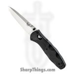 Benchmade - 580 - Osborne Barrage - Assisted Open Knife - 154CM Satin Drop Point - Valox - Black