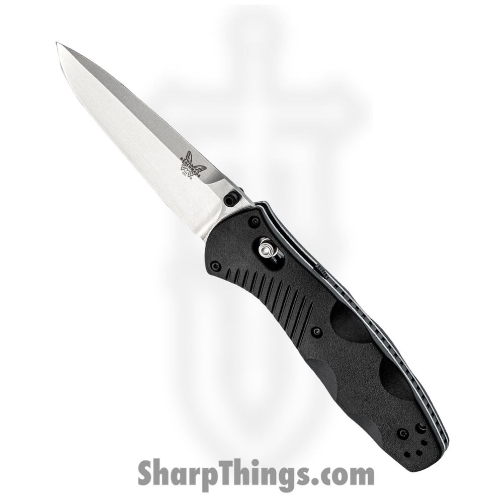 0bd54911-81db-4f2f-80a0-1b97b906917b_580_1.jpg Benchmade - 580 - Osborne Barrage - Assisted Open Knife - 154CM Satin Drop Point - Valox - Black - Image 1