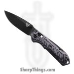 Benchmade - 565BK-02 - Mini Freek - Folding Knife - CPM M4 DLC Drop Point - G10 - Black, Gray, Red