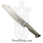 Condor Tool & Knife - CTK2821978HC - Woodbuster Chopper - Fixed Blade Knife - 1075 HC Satin - Micarta - Black White