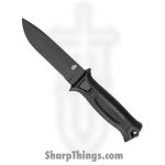Gerber - 30-001038N - Strongarm - Fixed Blade Knife - 420HC Steel DLC Full Tang - GFN with Rubber Overmold - Black