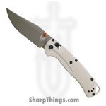 Benchmade - 15536GN-01 - Taggedout - Folding Knife - ELMAX Coated Clip Point - Grivory - Tan