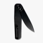 Tactile Knife Co. - 20-RT-MCDL-TTDL - Rockwall Thumbstud - Folding Knife - Magnacut DLC Drop Point - Titanium - Black