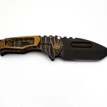 Medford Knife- MK013SPT-30PV-T1C1-BP - Praetorian Ti Tanto Blade - S35VN Titanium - Bronze Twisted Predator