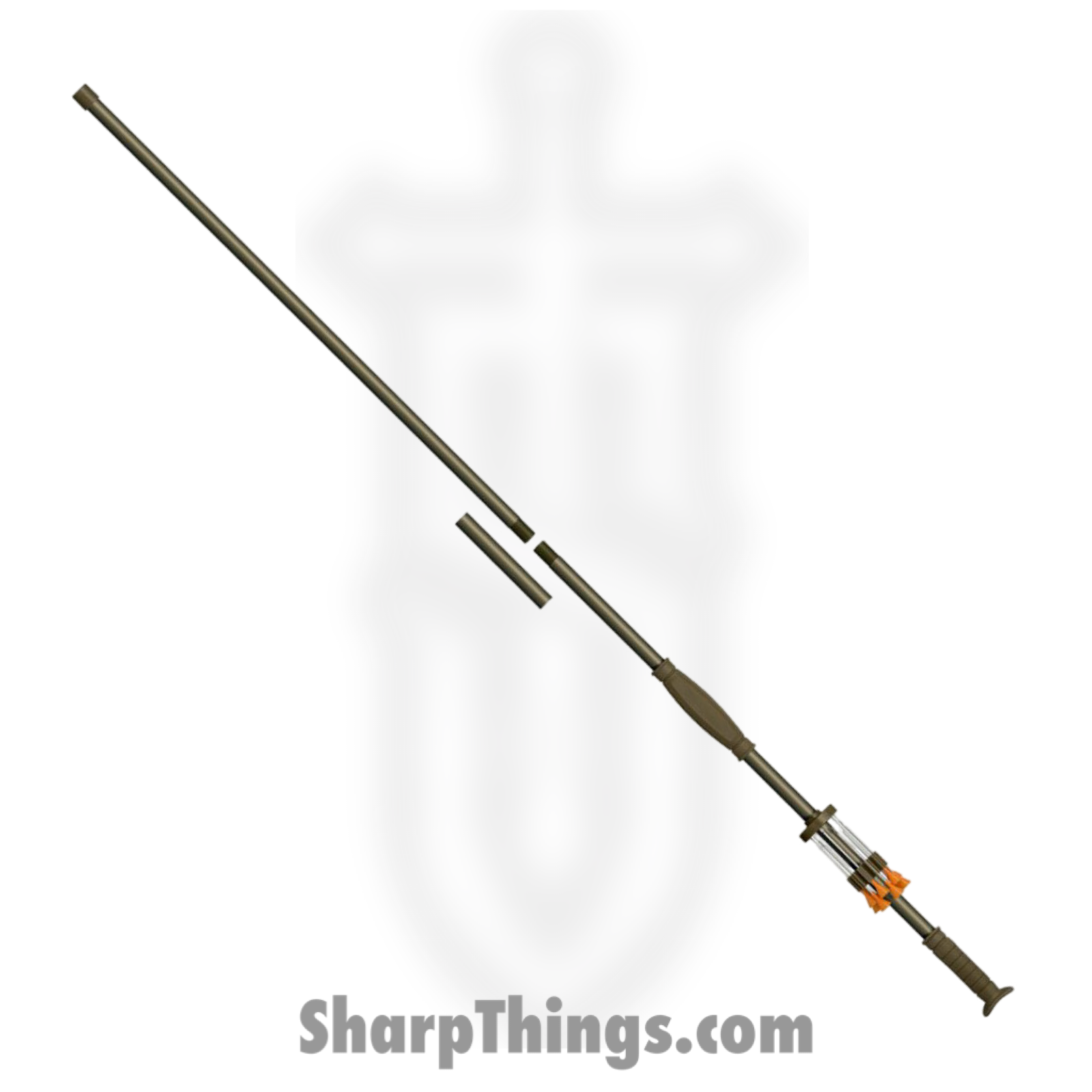 0cc22403-08f0-4487-944c-5ddc62a108dd_CSB625TWZ_1.png Cold Steel - CSB625TWZ - Tim Wells Signature Blowgun - Aluminum - OD Green - Image 1