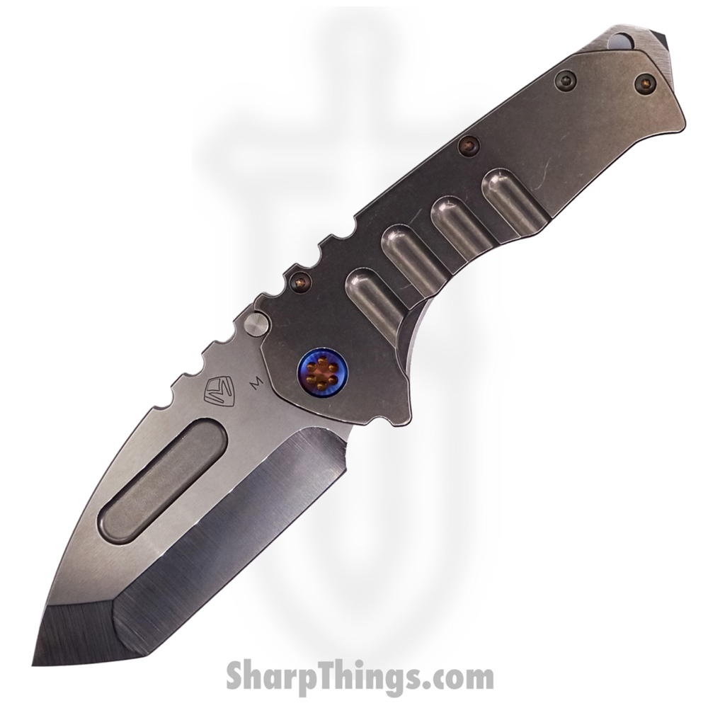 0d4624a0-b5a0-4e50-9cb2-8aef15a0d499_MK012MTT-01TM-TFCF-BN_1.jpg Medford Knife - MK012MTT-01TM-TFCF-BN - Praetorian "T" Tanto Folder - Magnacut Tumbled - Image 1