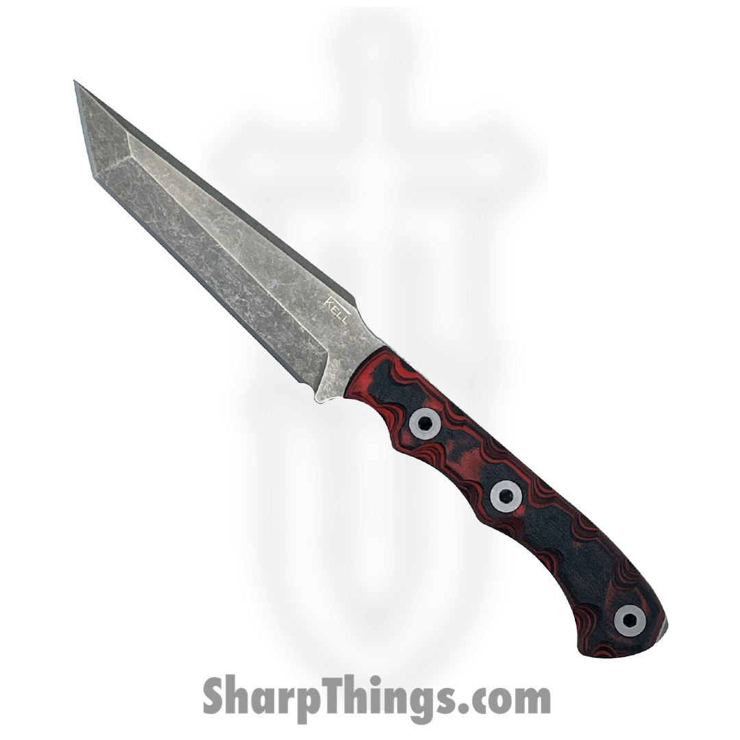 0de372b5-acad-4b2f-b380-4ba96ff17ccf_OpsHwkHades_1.jpg T.Kell Knives - OpsHwkHades - Ops Hawk - Fixed Blade Knife - 80crv2 Nickle Boron Coated Tanto - G10 - Hades - Image 1