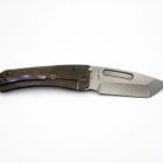 Medford Knife - MK201MTT-36A1-TFCF-Q4 - Slim Midi Marauder Tanto Folding Knife - Magnacut Titanium - Bronze
