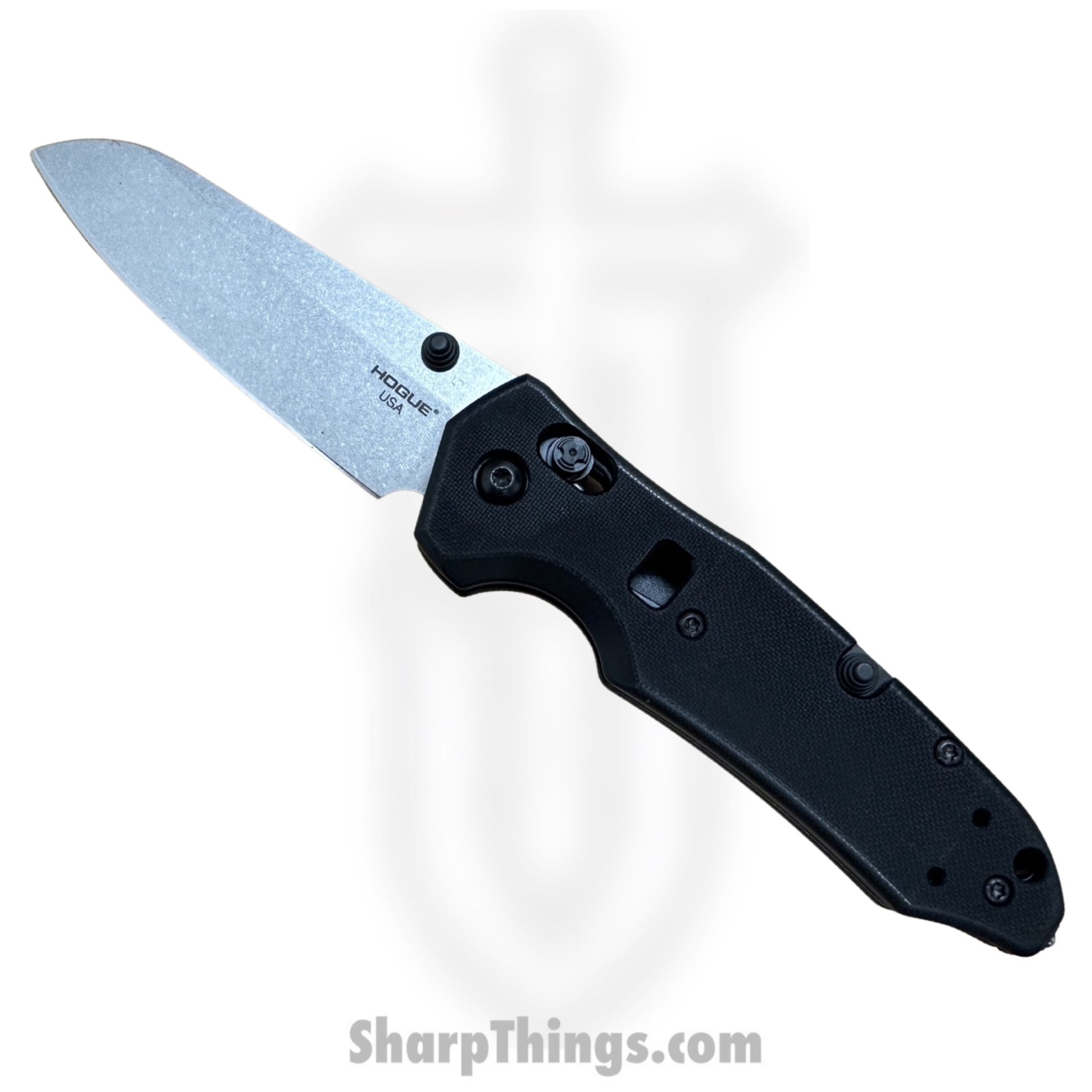 0ecea719-432b-4d19-bcc4-9a822101e9ef_34776_1.jpg Hogue - 34776 - Trauma First Response Folder - Stonewash N680 Sheepsfoot - G10 - Black - Image 1