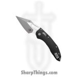 Microtech - 169RL-10APFL - Stitch RAM-LOK - Folding Knife - M390MK Apocalyptic Wharncliffe - Aluminum - Black