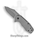 Kershaw - 3560 - Ember - Folding Knife - 8Cr13MoV Titanium Carbo Nitride coated Drop Point - Stainless Steel - Gray
