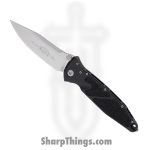 Microtech - 160-10 - Socom Elite S/E - Folding Knife - M390, 204P, Elmax, or XHP Stonewash Clip Point - 6061-T6 Aluminum with Textured Rubber Inserts - Black