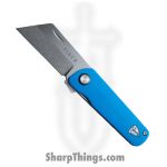 Finch Knife Co. - RT008 - Runtly - Folding Knife - 154CM Two Tone Wharncliffe - G10 - Blue