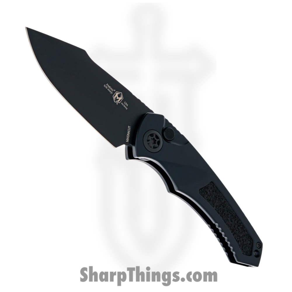 0ff5ef7d-ce4f-4f7b-82a4-bd74ff1d6e87_H048-4A-T_1.jpg Heretic Knives - H048-4A-T - Pariah Tactical - Automatic Knife - Magnacut Black Drop Point - Aluminum - Black - Image 1
