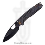 Medford Knife - MK0314PQ-30PV-T1CP-BP - Infraction PVD Folding Knife - "Gun Grip" Grey