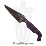 Stroup Knives - MINI-PURPLE-G10 - Mini EDC Fixed Blade Knife - 1095 G10 - Purple