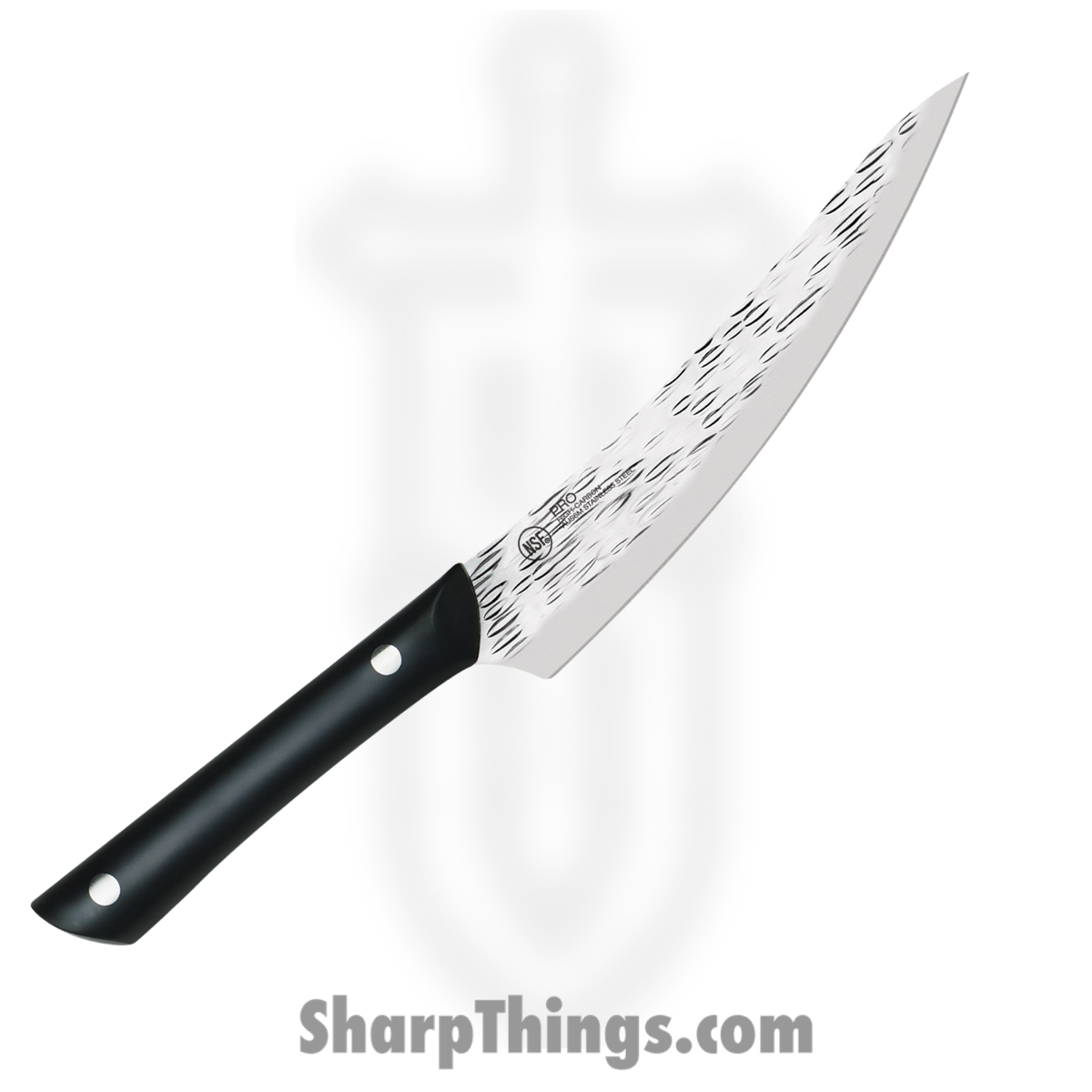 1109156c-5f23-4b0e-bceb-a23787e26496_HT7070_1.jpg Kai - HT7070 - Pro Boning/Fillet 6.5" - Fixed Blade Knife - AUS-6 Hammered Trailing Point - POM - Blackaz - Image 1