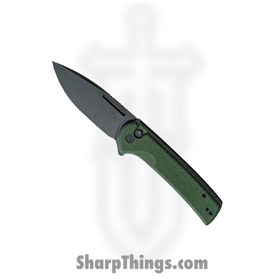 111530b4-97bd-41eb-a4a7-0b8962a814ab_CIVC210062_1.jpg Civivi - CIVC210062 - Conspirator Button Lock - Nitro V Micarta - Green - Image 1