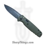 Benchmade - 4300BK-02 - Composite Lite (CLA) - Automatic Knife - CPM Magnacut DLC Drop Point - G10 - OD Green