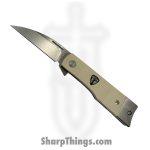 Finch Knife Co. - MC412 - McCoy - Folding Knife - 154CM Two Tone Wharncliffe - Ivory Micarta - White