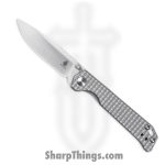 Kizer Cutlery - KI3458RA2 - Begleiter Mini - Folding Knife - M390 Satin Drop Point - Titanium - Gray