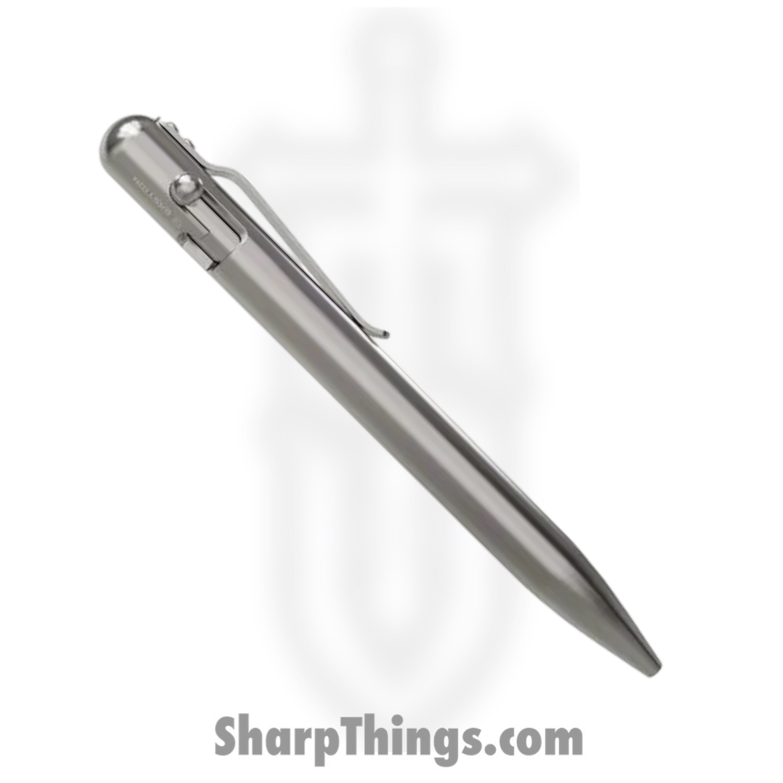 1283a5c1-1197-4e03-af90-526273e39a38_BSTN248_1.png Bastion - BSTN248 - Bolt Action Pen - Titanium - Natural - Image 1