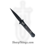 ProTech - 1905 - Large Don - Automatic Knife - 154CM Coated Spear Point - Aluminum/CF Inlay - Black
