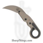CRKT - 4040DS - Provoke Kinematic - Folding Knife - D2 Coated Hawkbill - Aluminum - Desert Tan