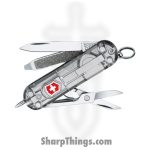 Victorinox - VN06226T7X3 - Signature Lite - Folding Knife - Stainless Polished Multi - ABS/Celidor - Silver